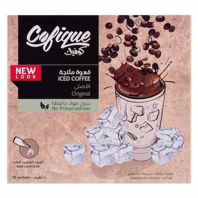 كوفيك قهوة مثلجة الأصلي 24 جرام × 10